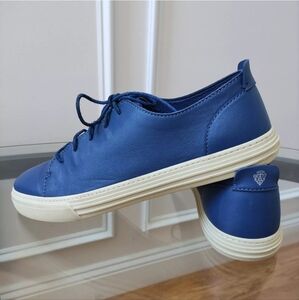 Gucci Blue Leather Sneakers Gucci Size Men's 10